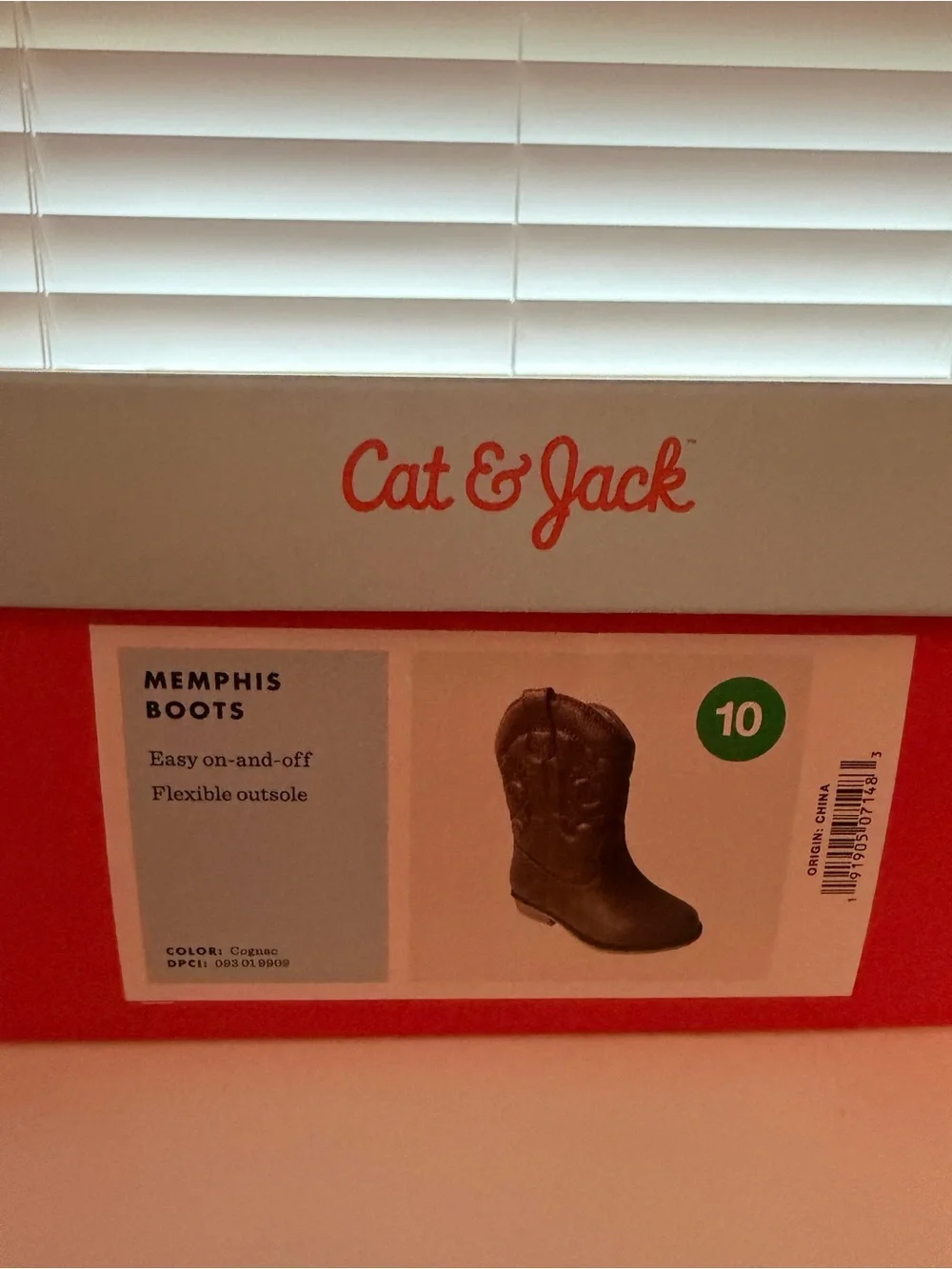 Cat & Jack Brown Toddler Western Memphis Boots